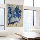 Breathe in the Ocean by Janet London on GIANT ART - blue abstract