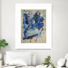 Breathe in the Ocean by Janet London on GIANT ART - blue abstract