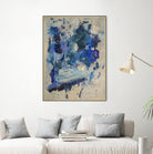 Breathe in the Ocean by Janet London on GIANT ART - blue abstract