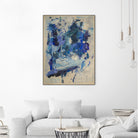 Breathe in the Ocean by Janet London on GIANT ART - blue abstract