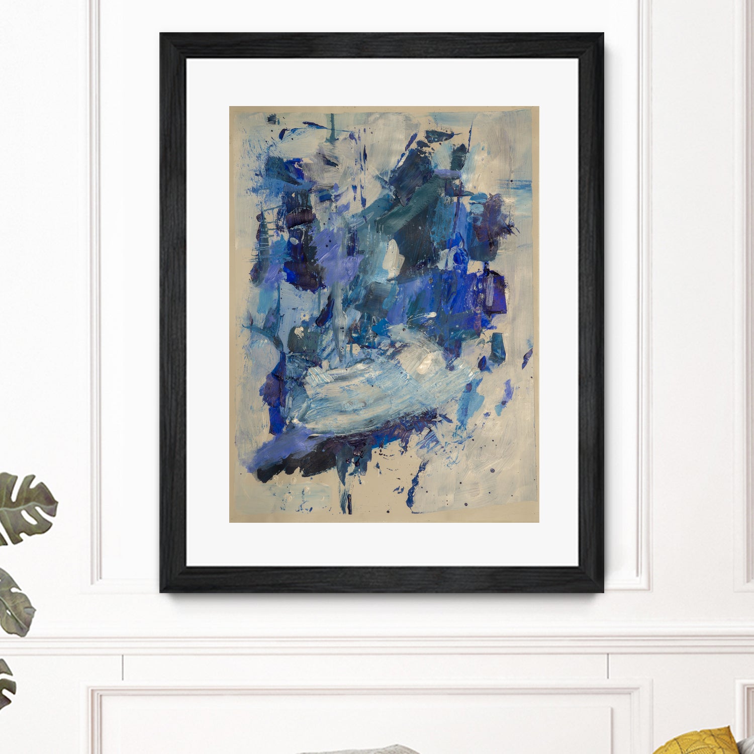 Breathe in the Ocean by Janet London on GIANT ART - blue abstract