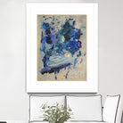 Breathe in the Ocean by Janet London on GIANT ART - blue abstract