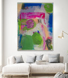 Spring is Sprung by Janet London on GIANT ART - pink abstract