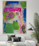 Spring is Sprung by Janet London on GIANT ART - pink abstract