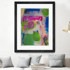 Spring is Sprung by Janet London on GIANT ART - pink abstract