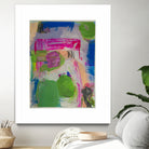 Spring is Sprung by Janet London on GIANT ART - pink abstract