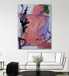 Pink Rage No 3 by Janet London on GIANT ART - coral pink abstract