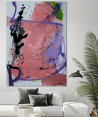 Pink Rage No 3 by Janet London on GIANT ART - coral pink abstract