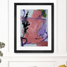 Pink Rage No 3 by Janet London on GIANT ART - coral pink abstract