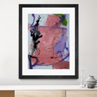 Pink Rage No 3 by Janet London on GIANT ART - coral pink abstract