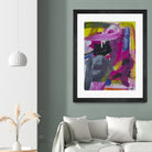 The Madness of Love by Janet London on GIANT ART - fluo pink abstract