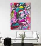 Art is Love by Janet London on GIANT ART - pink abstract