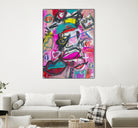 Art is Love by Janet London on GIANT ART - pink abstract