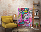 Art is Love by Janet London on GIANT ART - pink abstract