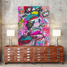 Art is Love by Janet London on GIANT ART - pink abstract
