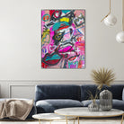 Art is Love by Janet London on GIANT ART - pink abstract