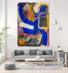 It All Leads Here by Janet London on GIANT ART - blue abstract