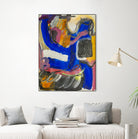 It All Leads Here by Janet London on GIANT ART - blue abstract