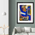 It All Leads Here by Janet London on GIANT ART - blue abstract