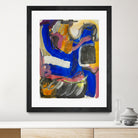 It All Leads Here by Janet London on GIANT ART - blue abstract