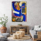 It All Leads Here by Janet London on GIANT ART - blue abstract