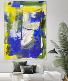 Into The Blue by Janet London on GIANT ART - blue abstract