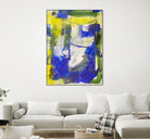 Into The Blue by Janet London on GIANT ART - blue abstract