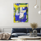 Into The Blue by Janet London on GIANT ART - blue abstract