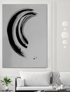 The Great Wave by Janet London on GIANT ART - black ink abstract