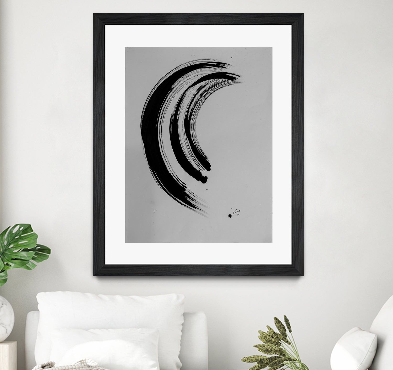 The Great Wave by Janet London on GIANT ART - black ink abstract