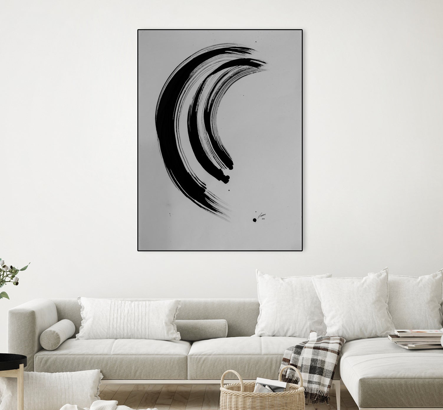 The Great Wave by Janet London on GIANT ART - black ink abstract