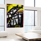 The Helicopter Comes Home by Janet London on GIANT ART - black abstract