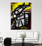 The Helicopter Comes Home by Janet London on GIANT ART - black abstract