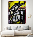 The Helicopter Comes Home by Janet London on GIANT ART - black abstract