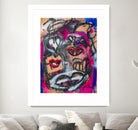 The Lips of Love by Janet London on GIANT ART - pink abstract