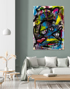 A Fox`s Summer by Janet London on GIANT ART - black abstract