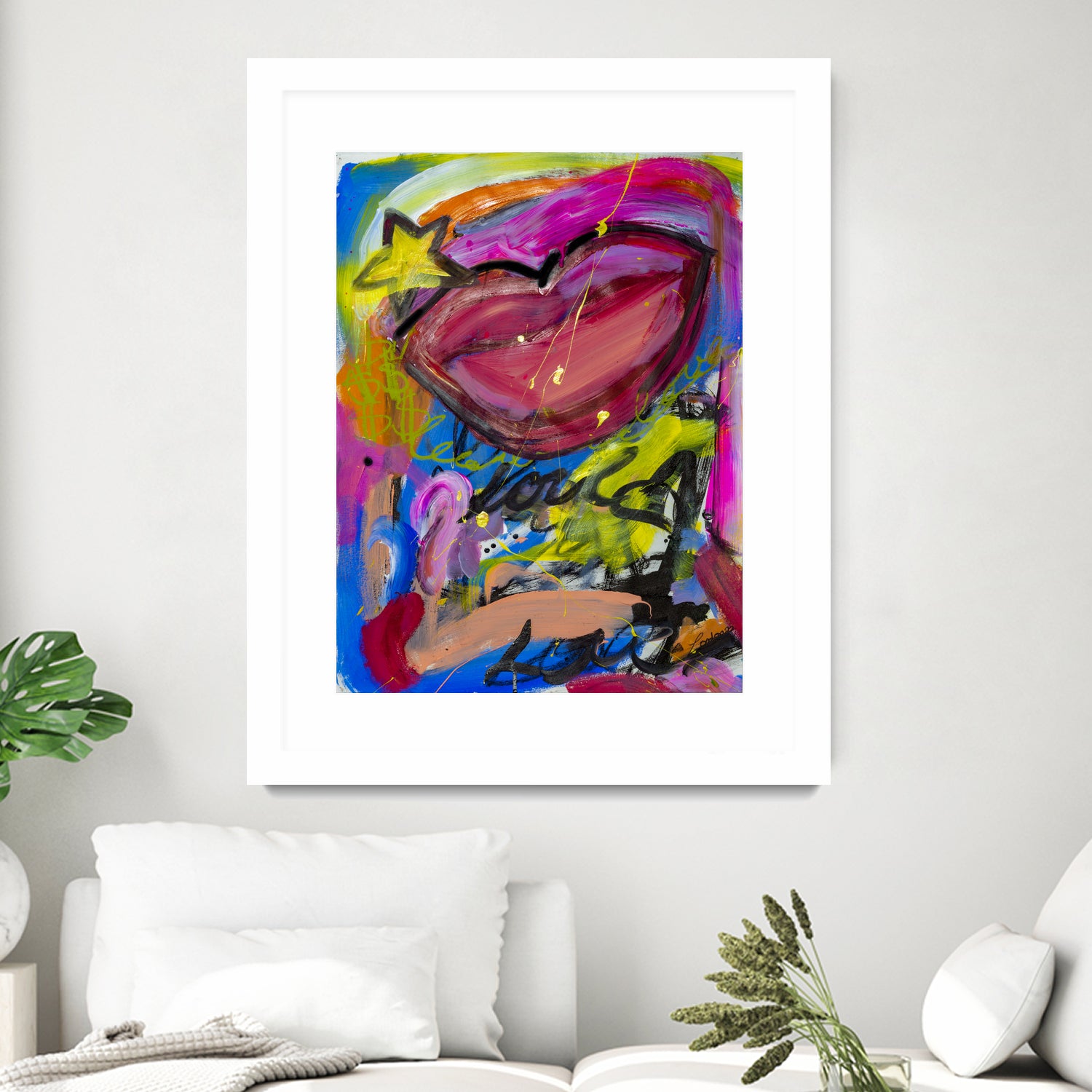 A Star is Born by Janet London on GIANT ART - pink abstract