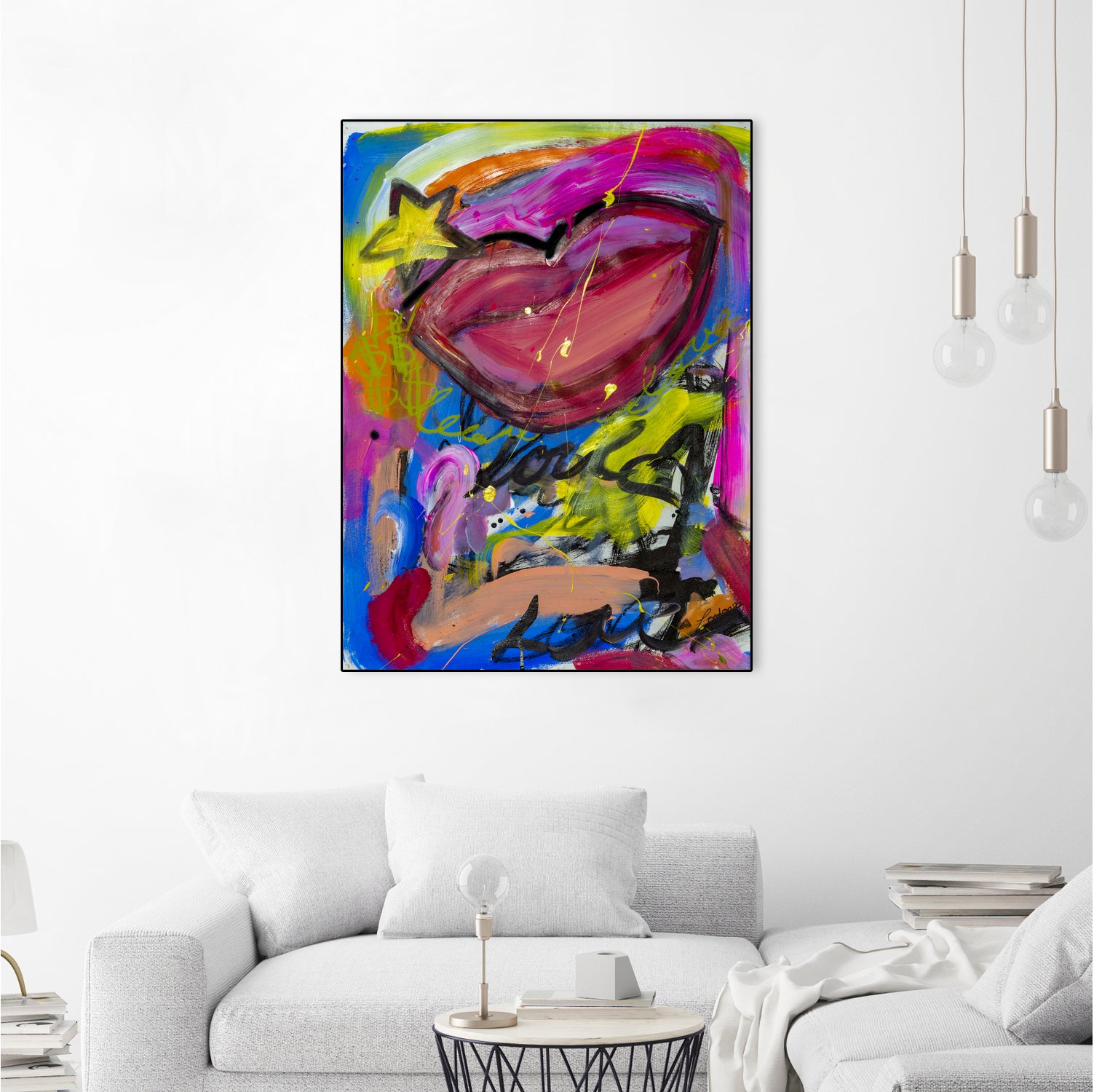 A Star is Born by Janet London on GIANT ART - pink abstract