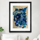 Feel the Ocean`s Power No 1 by Janet London on GIANT ART - blue abstract