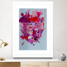 The Power of Pink by Janet London on GIANT ART - red abstract