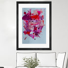 The Power of Pink by Janet London on GIANT ART - red abstract