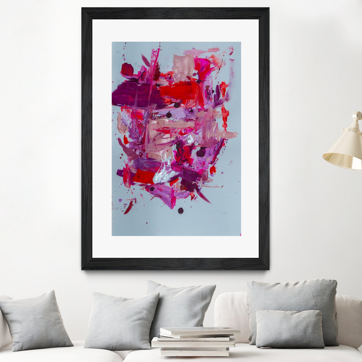 The Power of Pink by Janet London on GIANT ART - red abstract