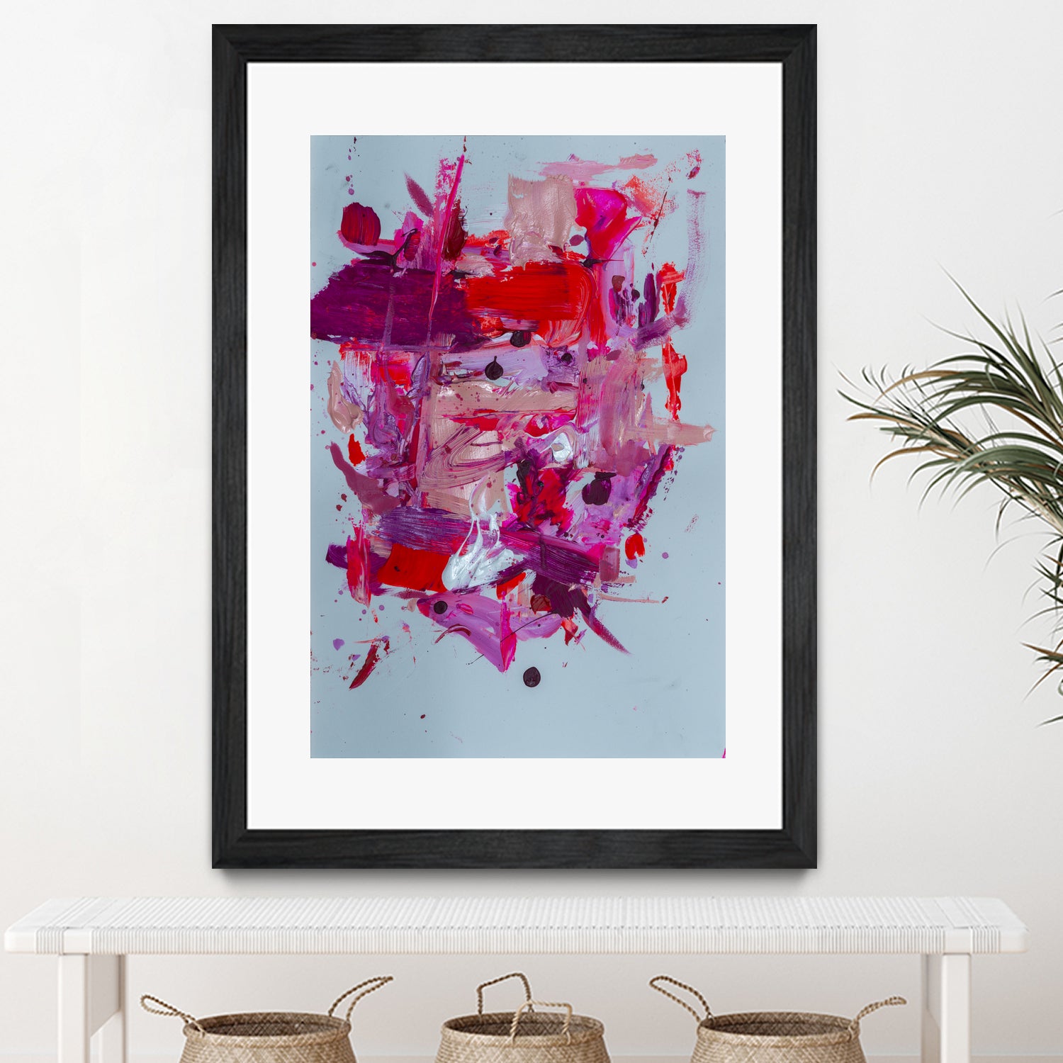 The Power of Pink by Janet London on GIANT ART - red abstract