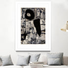 Ancient Shapes by Janet London on GIANT ART - black and white abstract