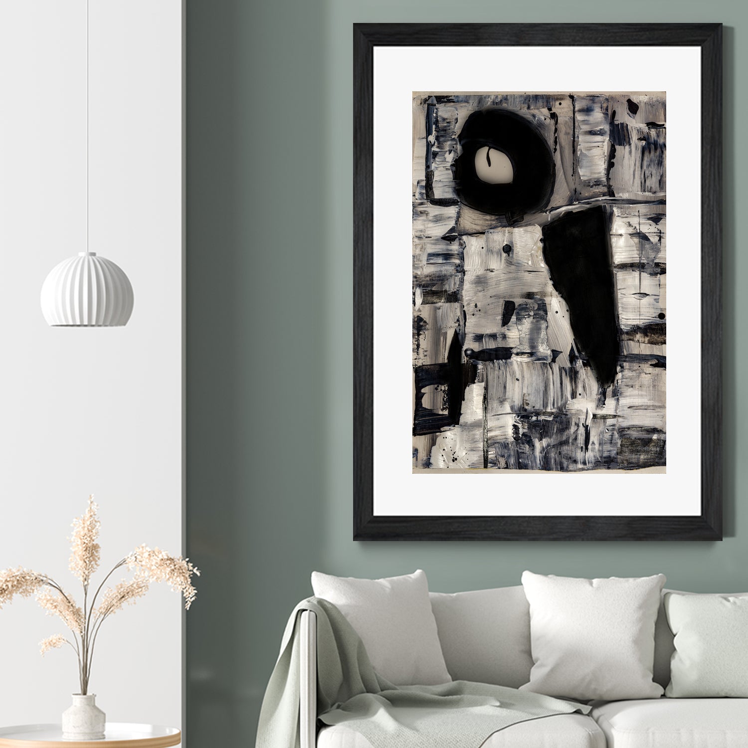 Ancient Shapes by Janet London on GIANT ART - black and white abstract