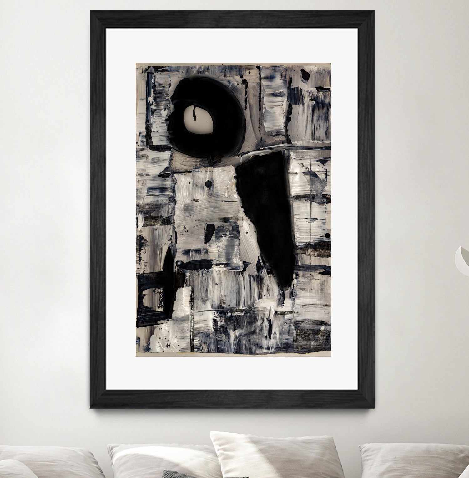 Ancient Shapes by Janet London on GIANT ART - black and white abstract