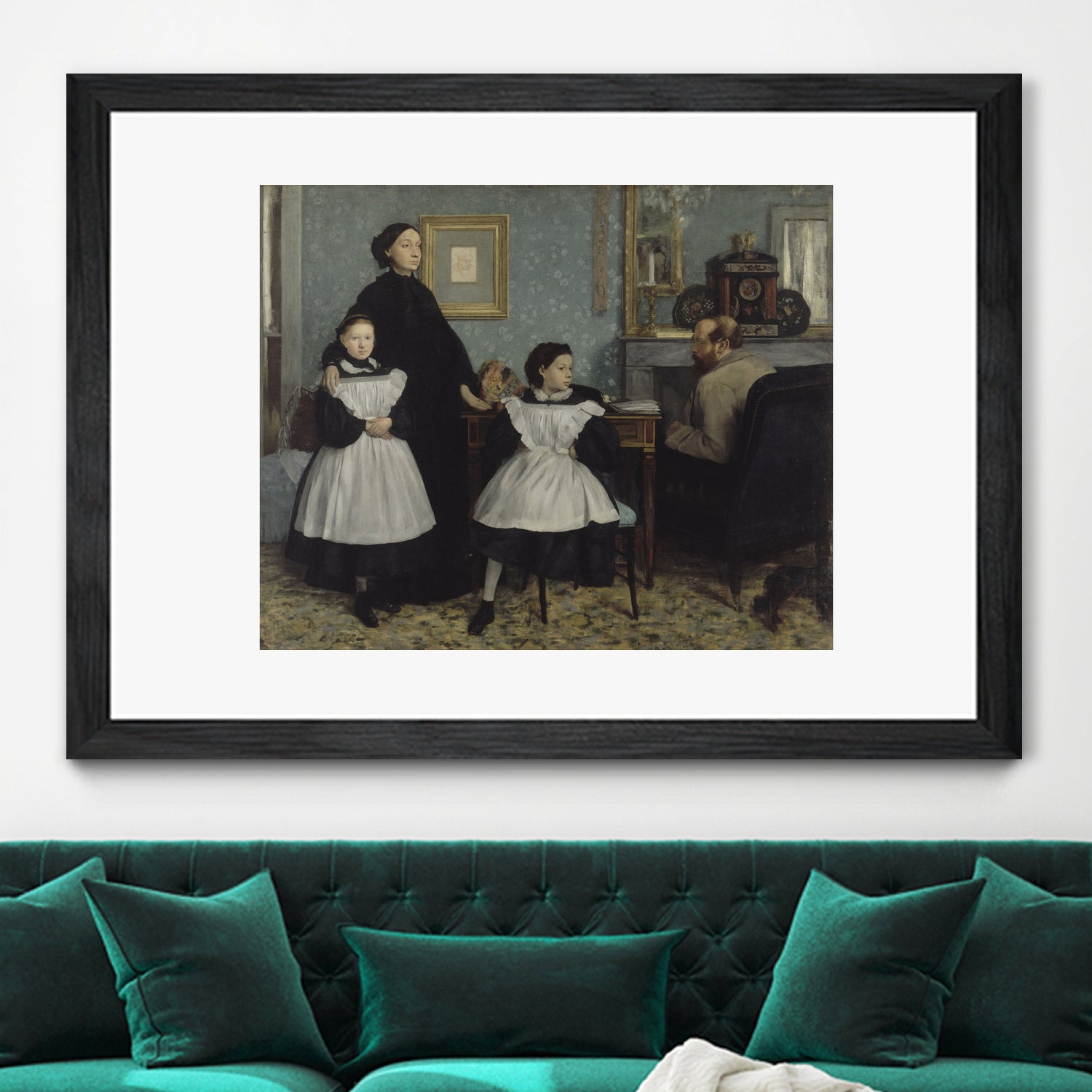 The Bellelli Family by Edgar Degas on GIANT ART - black figurative