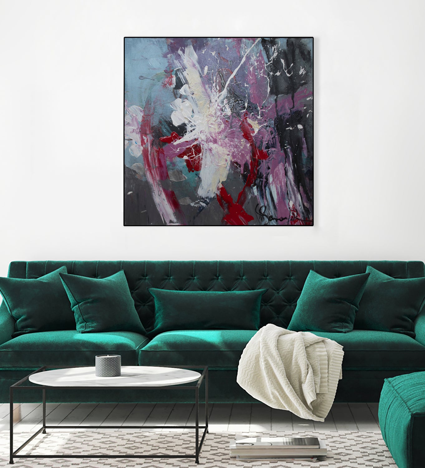 Climax by Doris Savard on GIANT ART - red