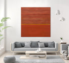 Hot abstract home by Diane Lambin on GIANT ART - orange abstract