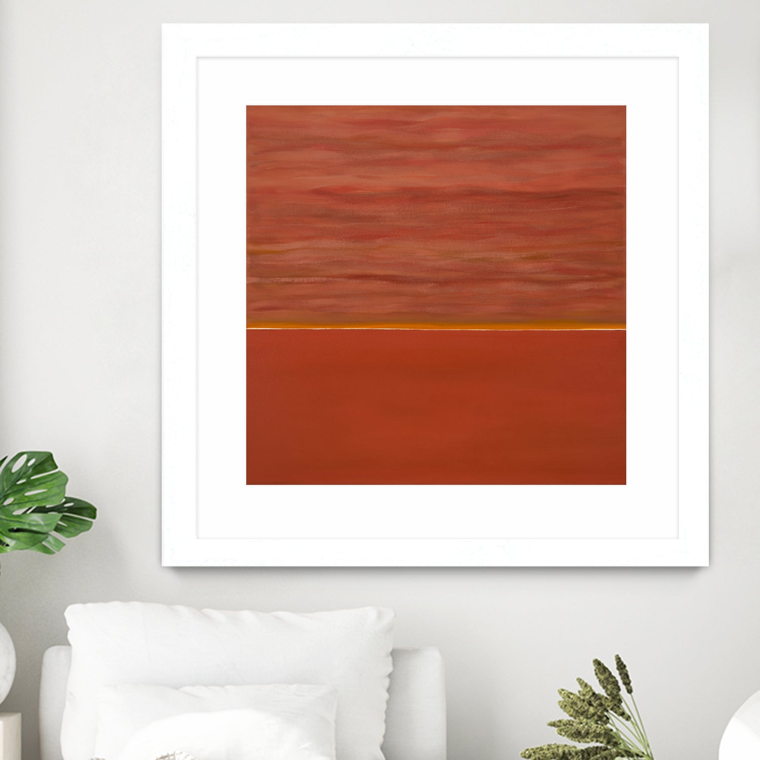 Hot abstract home by Diane Lambin on GIANT ART - orange abstract